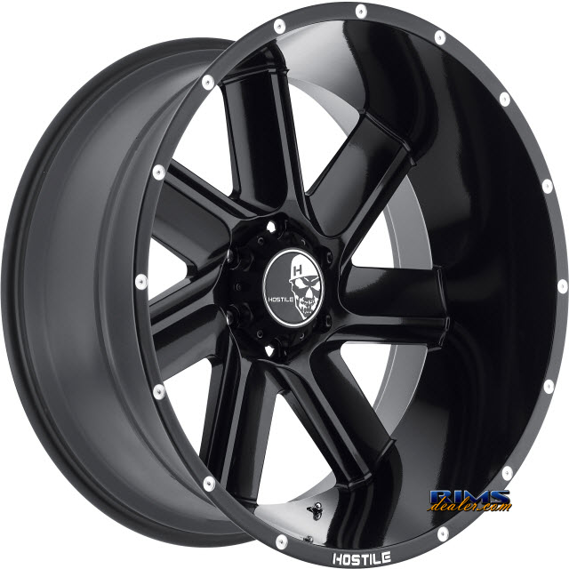 Pictures for Hostile Truck Wheels H106 Black Flat